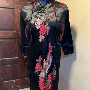Original Chinese silk dress.  Tag says XL but runs VERY small.
